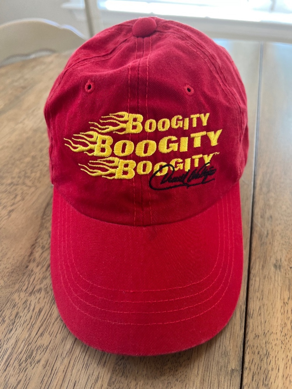 Vintage Red Cap "Boogity Boogity Boogity" Darrell Waltrip Cap by Young An